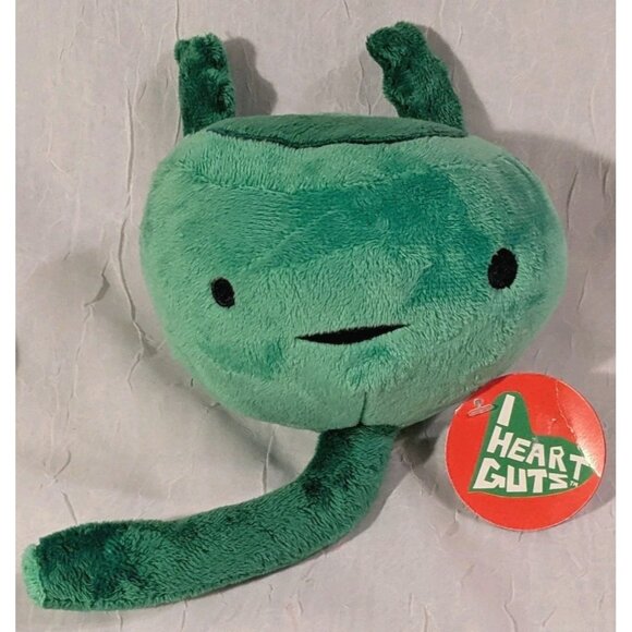 I Heart Guts Plush Prostate Gland  Fluffy Stuffed Toy Pillow W/ Tag Educational - Picture 15 of 15